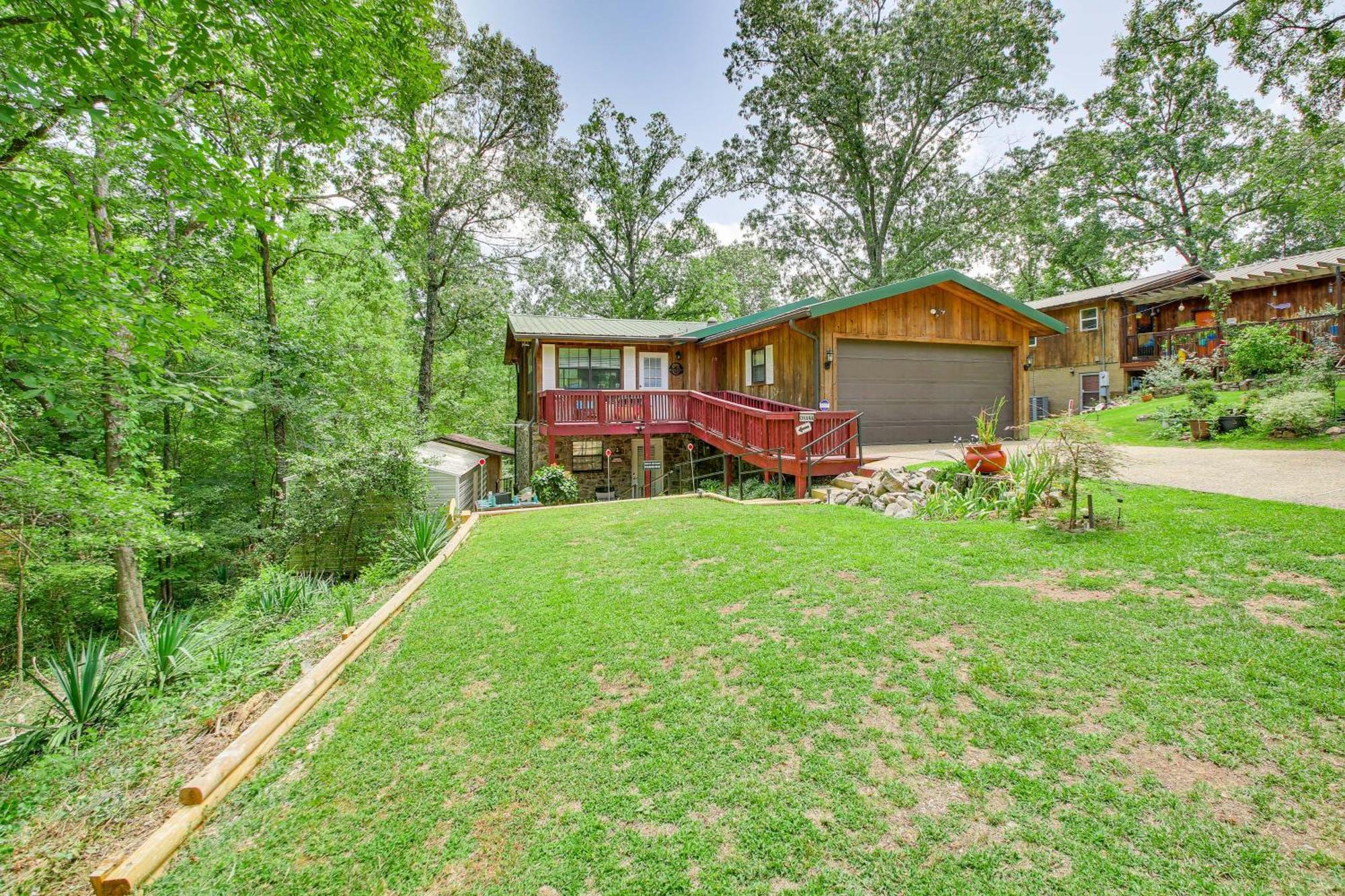 Hot Springs Retreat With Private Dock And Hot Tub! Villa Exterior photo