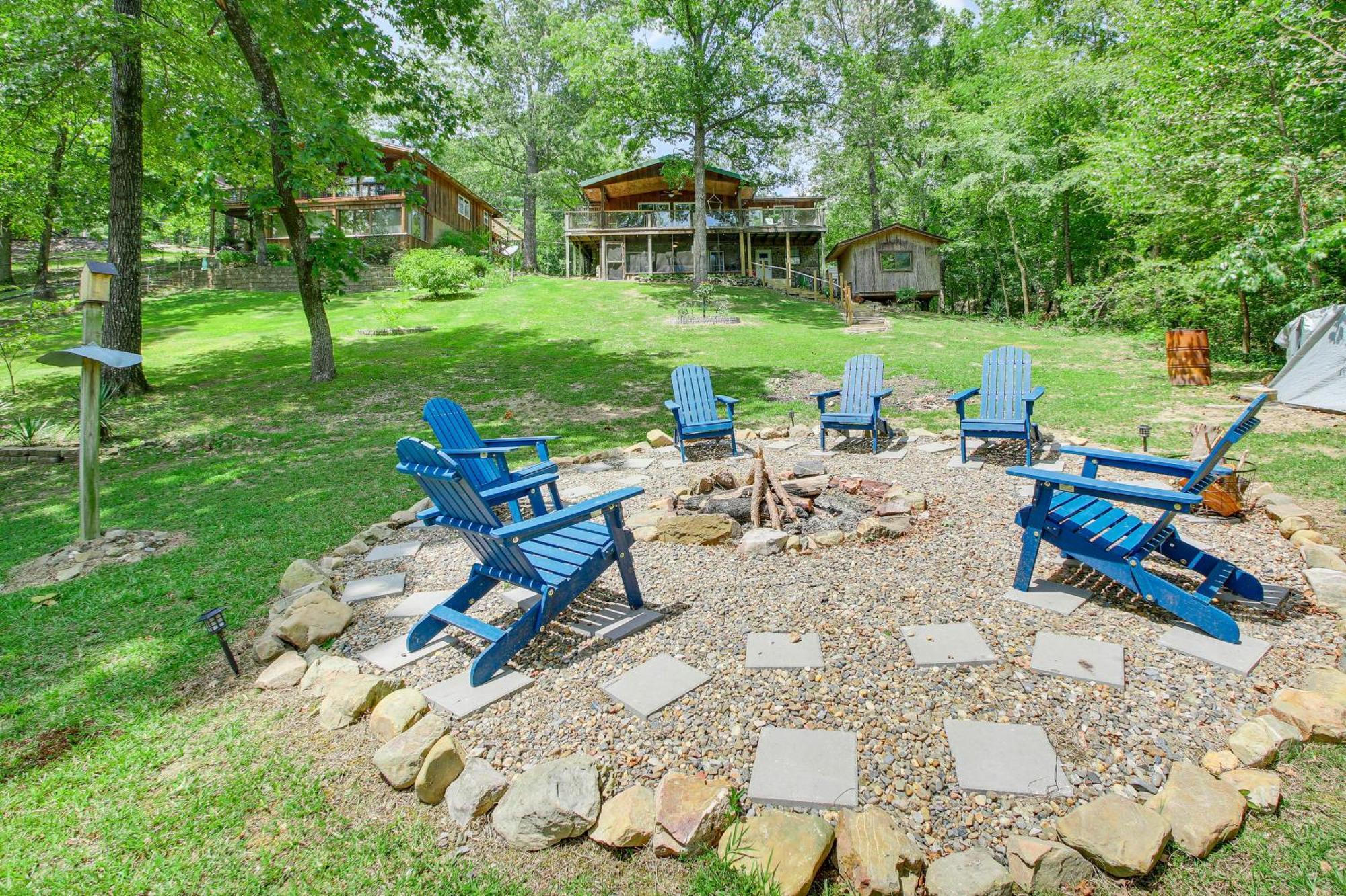 Hot Springs Retreat With Private Dock And Hot Tub! Villa Exterior photo