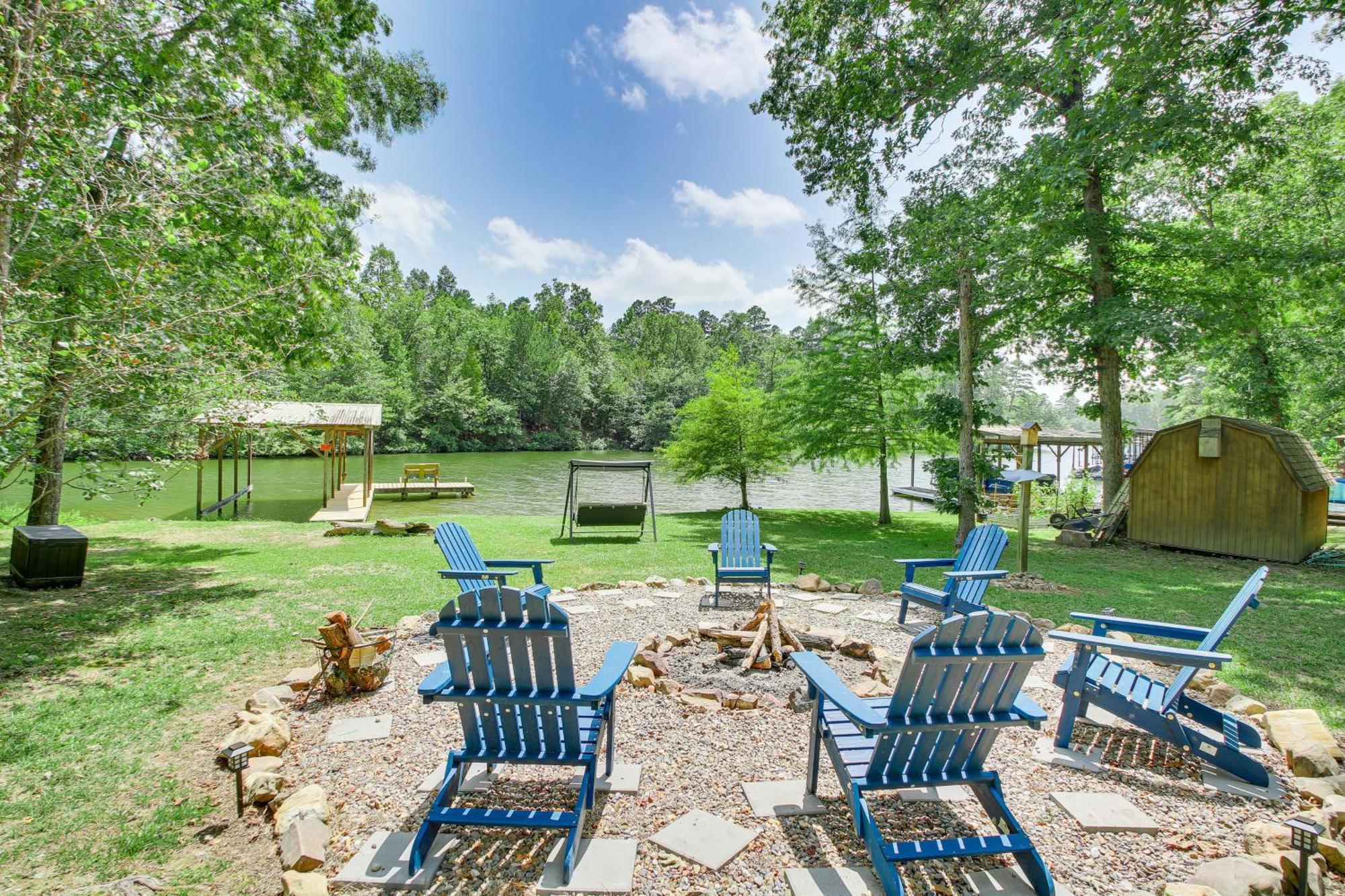 Hot Springs Retreat With Private Dock And Hot Tub! Villa Exterior photo